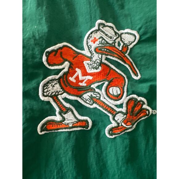 MIAMI HURRICANES STARTER RETRO vintage STYLE JACKET size L in great condition - Picture 2 of 9